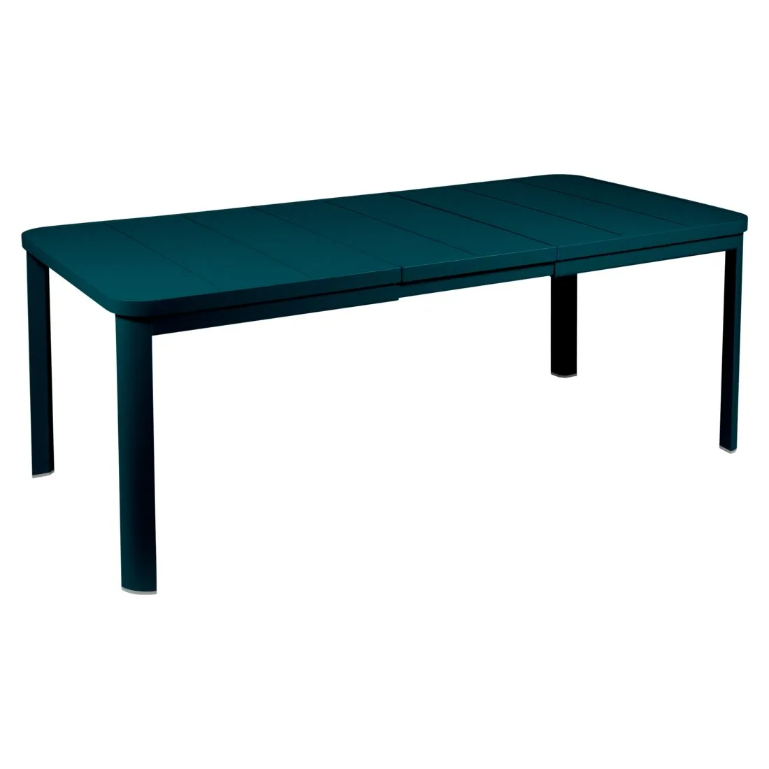 Fermob Oléron OLERON TABLE 2 ALLONGES 155 255X100  01 Bleu Acapulco